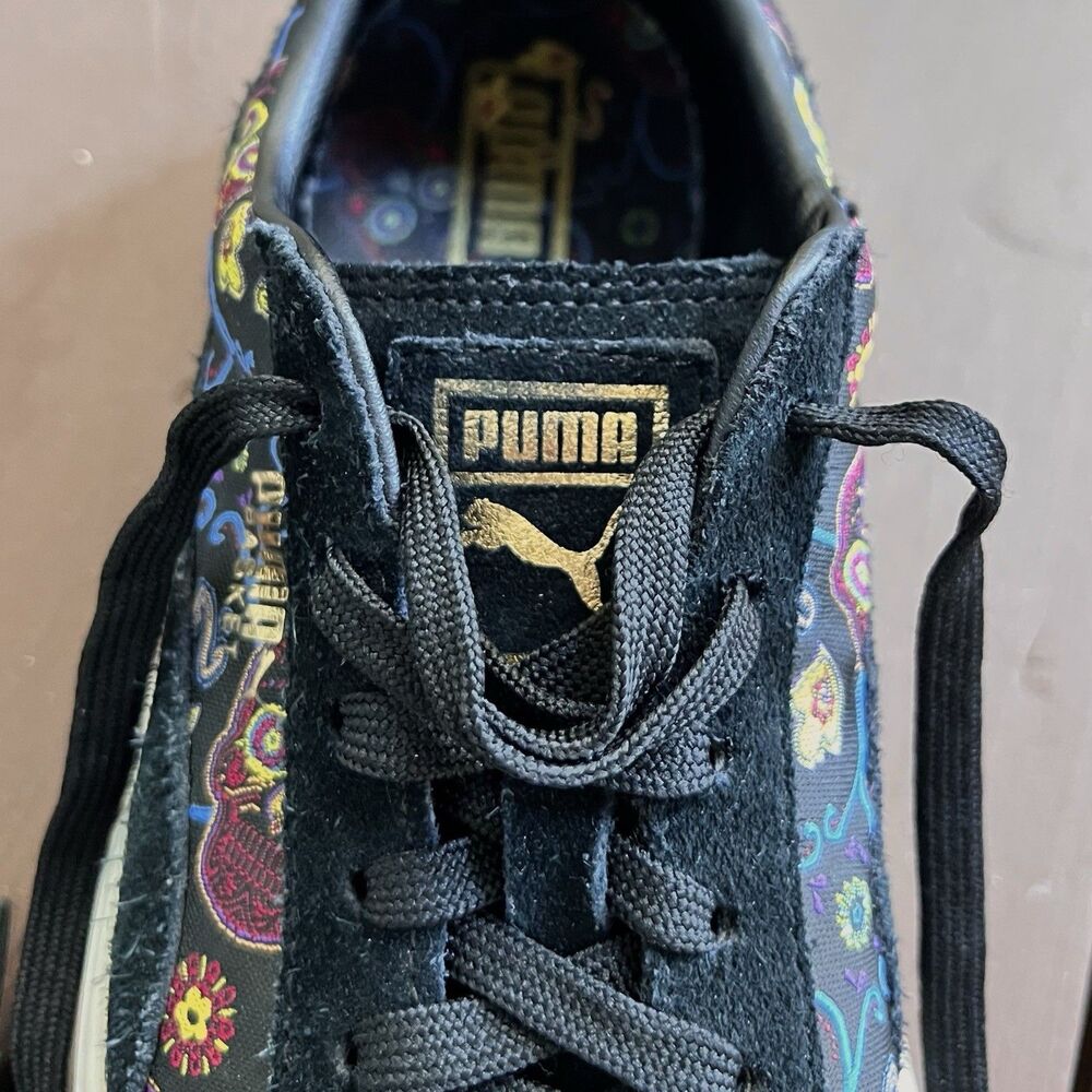 Puma Womens Basket Classic Day Of The Dead Multicolor Casual Sneakers Size 8.5 - Picture 8 of 13